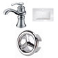 American Imaginations AI-24670 24" White Rectangular Drop In Transitional Ceramic Top Set