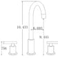 American Imaginations AI-26226 20" White Rectangular Semi-Recessed Modern Bathroom Vessel Sink Set