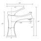 American Imaginations AI-26247 18" White Rectangular Above Counter Transitional Bathroom Vessel Sink Set
