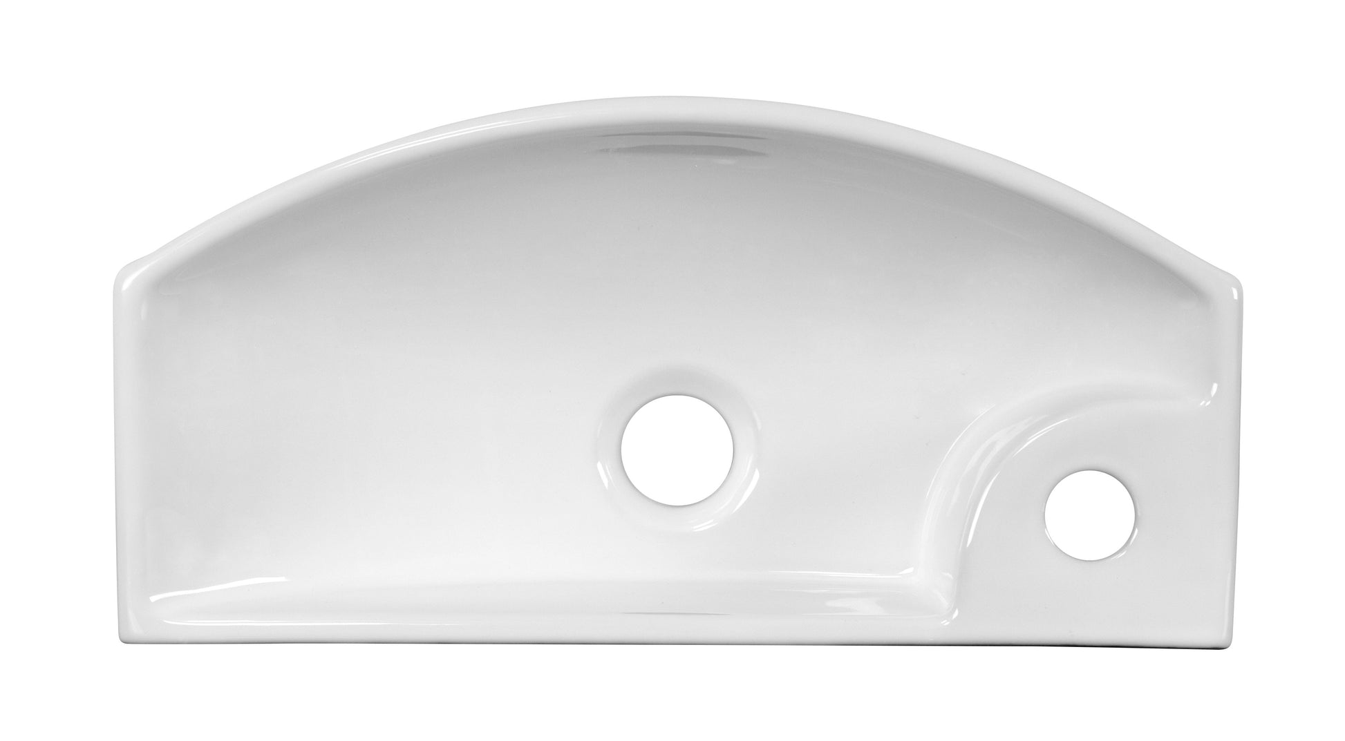 American Imaginations AI-26248 18" White Rectangular Above Counter Transitional Bathroom Vessel Sink Set