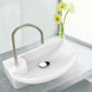 American Imaginations AI-26249 18" White Rectangular Above Counter Transitional Bathroom Vessel Sink Set