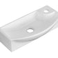 American Imaginations AI-26256 18" White Rectangular Wall Mount Transitional Bathroom Vessel Sink Set