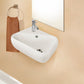 American Imaginations AI-26267 18" White Rectangular Wall Mount Transitional Bathroom Vessel Sink Set