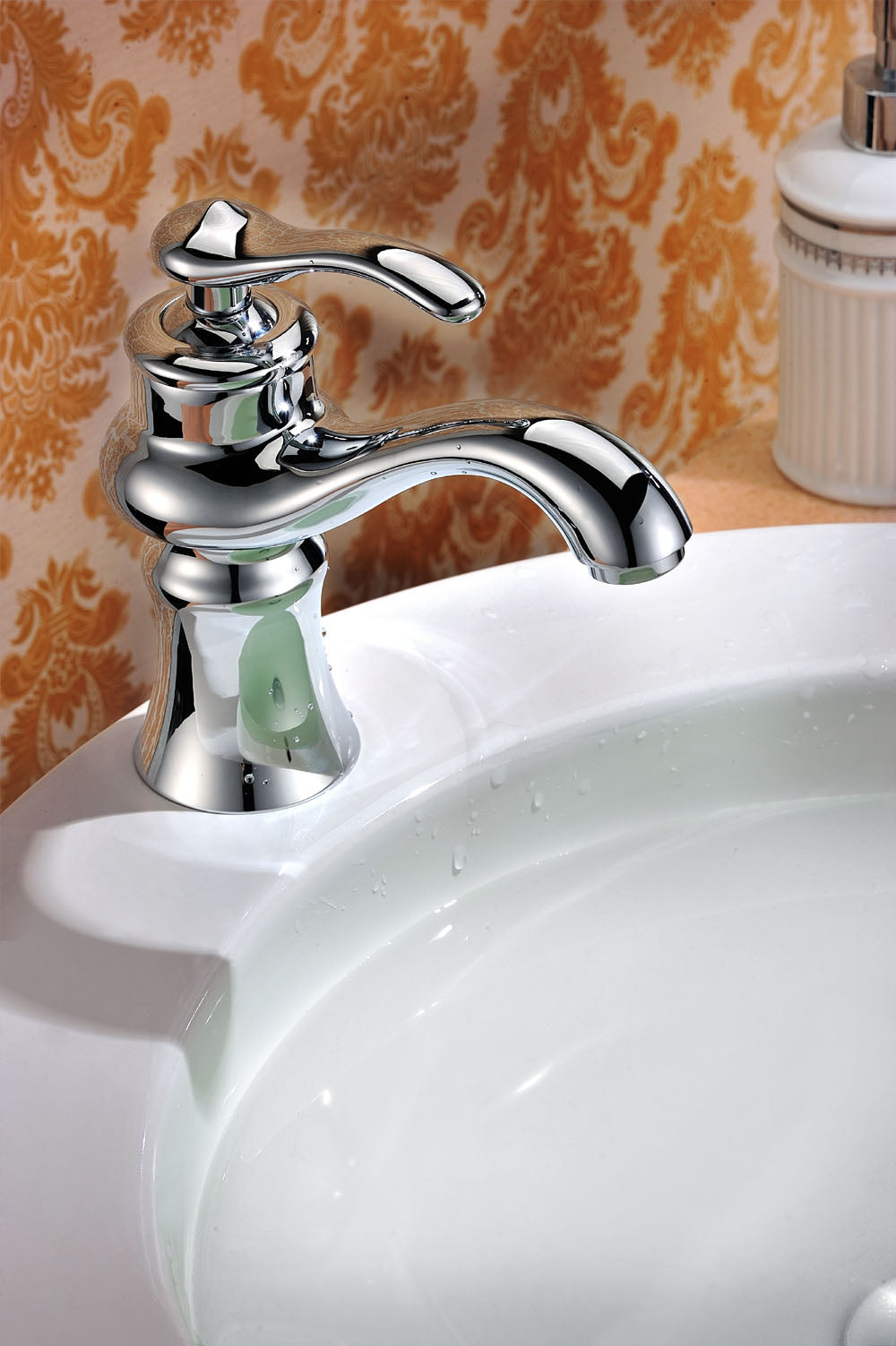 American Imaginations AI-26278 18" White Rectangular Wall Mount Transitional Bathroom Vessel Sink Set