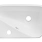 American Imaginations AI-26279 18" White Rectangular Wall Mount Transitional Bathroom Vessel Sink Set