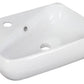 American Imaginations AI-26283 18" White Unique Above Counter Transitional Bathroom Vessel Sink Set