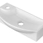 American Imaginations AI-26315 18" White Rectangular Wall Mount Transitional Bathroom Vessel Sink Set
