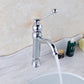 American Imaginations AI-26338 17" White Square Above Counter Modern Bathroom Vessel Sink Set