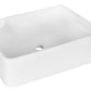 American Imaginations AI-26368 17" White Rectangular Above Counter Modern Bathroom Vessel Sink Set