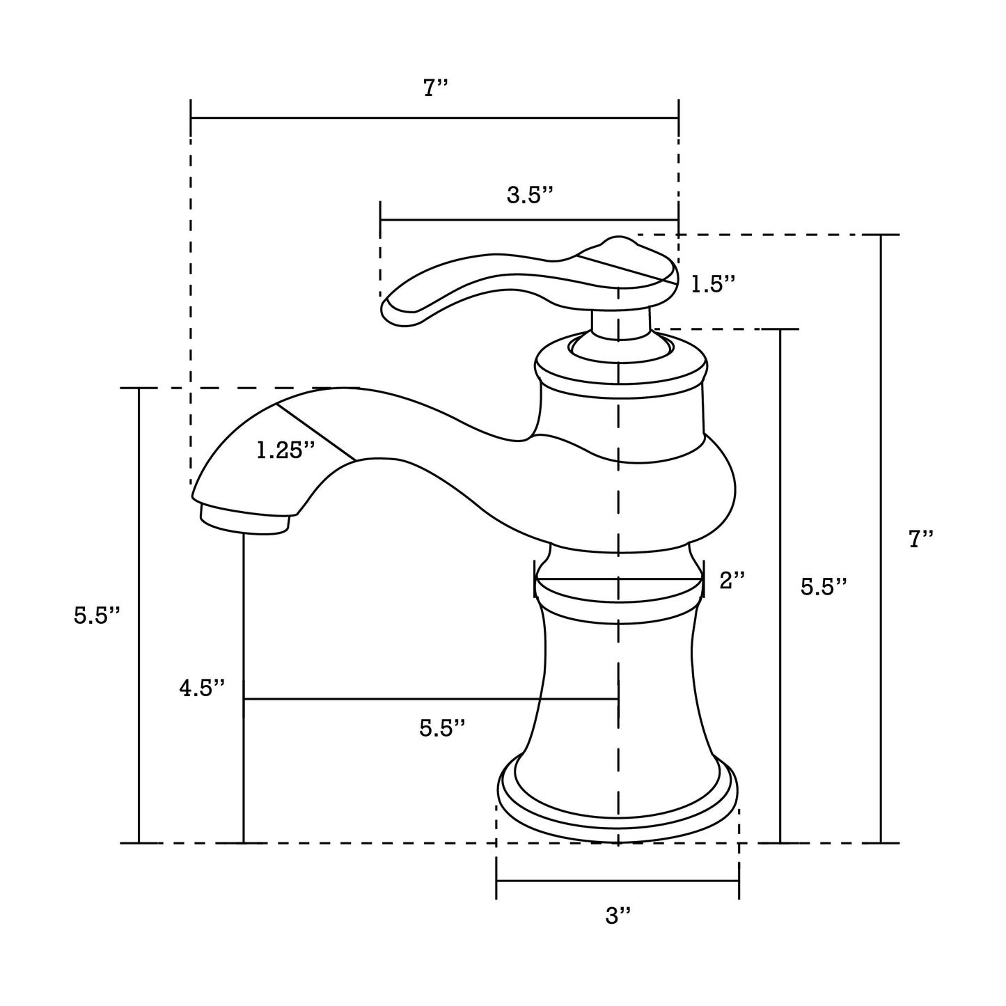 American Imaginations AI-26372 17" White Square Above Counter Modern Bathroom Vessel Sink Set