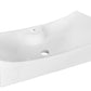 American Imaginations AI-26396 26" White Rectangular Above Counter Modern Bathroom Vessel Sink Set