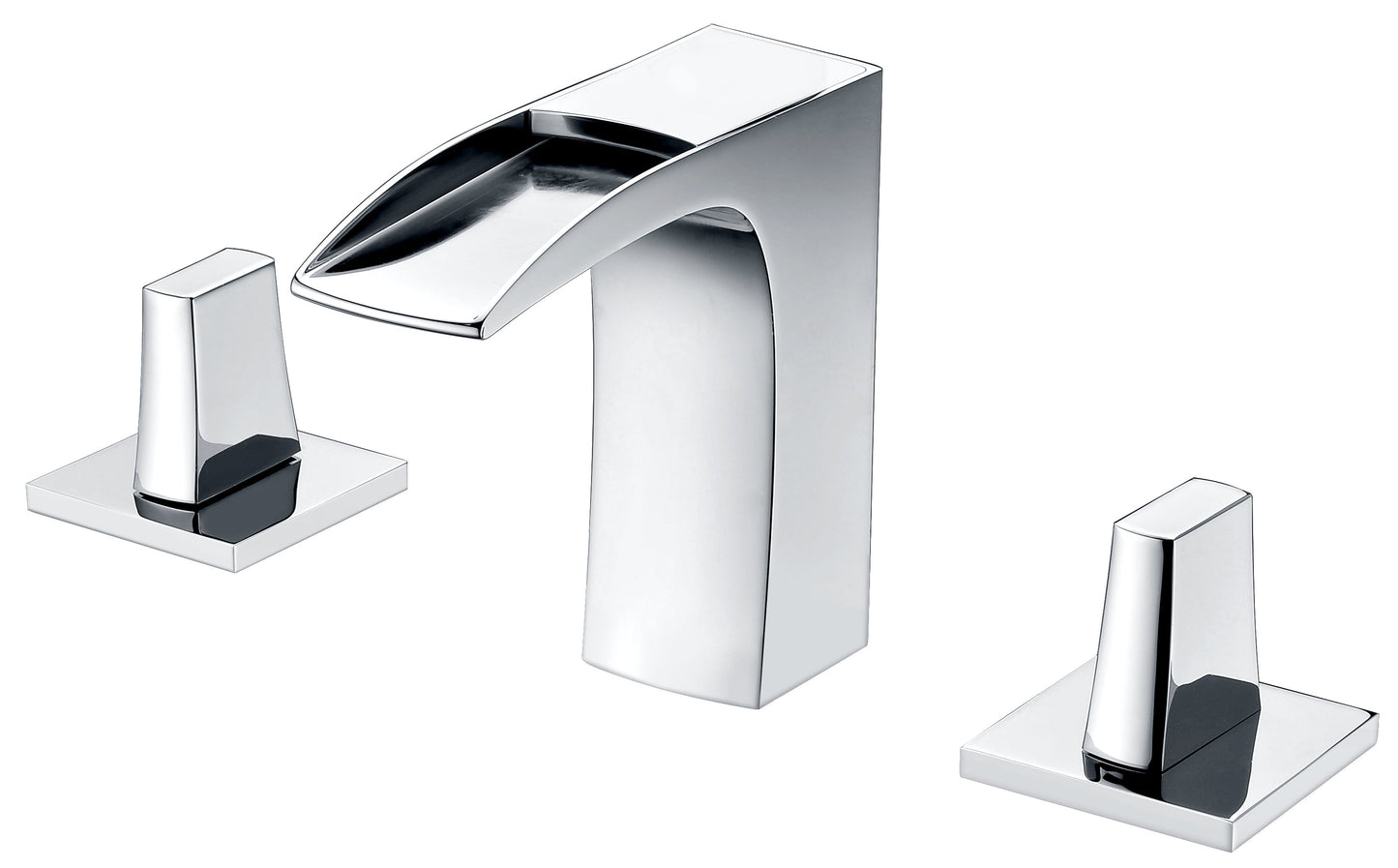 American Imaginations AI-26428 21" White Rectangular Above Counter Modern Bathroom Vessel Sink Set