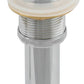 American Imaginations AI-26447 19" White Rectangular Above Counter Modern Bathroom Vessel Sink Set