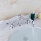 American Imaginations AI-26453 19" White Rectangular Above Counter Modern Bathroom Vessel Sink Set