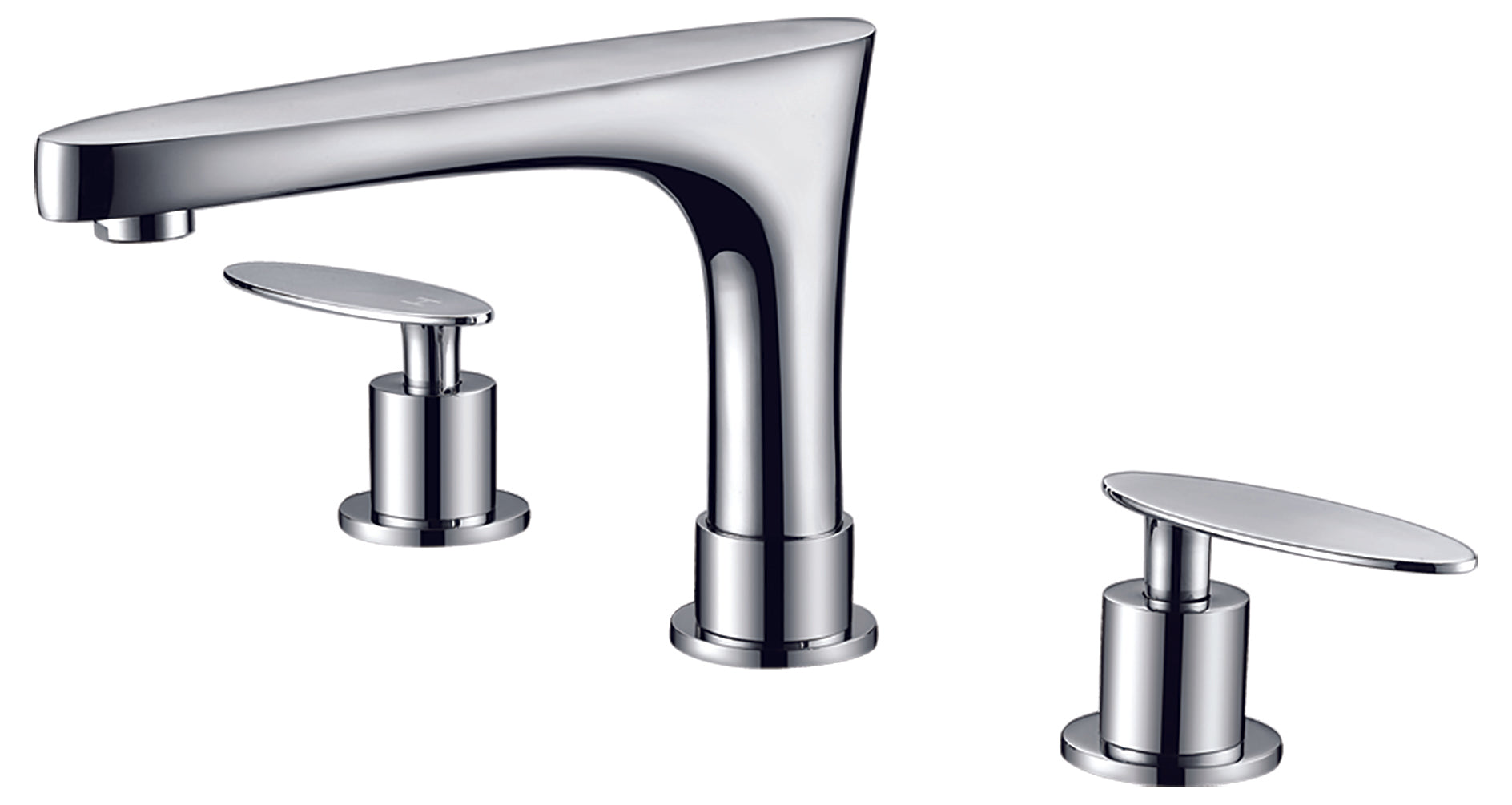 American Imaginations AI-26525 16" White Rectangular Above Counter Transitional Bathroom Vessel Sink Set
