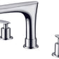 American Imaginations AI-26537 16" White Rectangular Above Counter Transitional Bathroom Vessel Sink Set