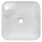 American Imaginations AI-26552 17" White Rectangular Above Counter Bathroom Vessel Sink Set