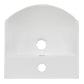 American Imaginations AI-26564 14" White Rectangular Above Counter Modern Bathroom Vessel Sink Set