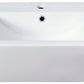 American Imaginations AI-26593 21" White Rectangular Semi-Recessed Modern Bathroom Vessel Sink Set