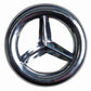 American Imaginations AI-26613 20" White Oval Undermount Transitional Bathroom Undermount Sink Set