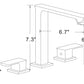 American Imaginations AI-26682 17" White Round Undermount Transitional Bathroom Undermount Sink Set