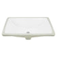 American Imaginations AI-26688 18" White Rectangular Undermount Transitional Bathroom Undermount Sink Set