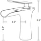 American Imaginations AI-26697 18" White Rectangular Undermount Transitional Bathroom Undermount Sink Set