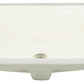 American Imaginations AI-26709 21" Biscuit Rectangular Undermount Transitional Bathroom Undermount Sink Set