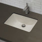 American Imaginations AI-26713 21" Biscuit Rectangular Undermount Transitional Bathroom Undermount Sink Set