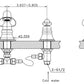 American Imaginations AI-26727 18" Biscuit Rectangular Undermount Transitional Bathroom Undermount Sink Set