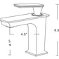 American Imaginations AI-26739 18" Biscuit Rectangular Undermount Transitional Bathroom Undermount Sink Set