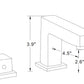 American Imaginations AI-26741 18" Biscuit Rectangular Undermount Transitional Bathroom Undermount Sink Set