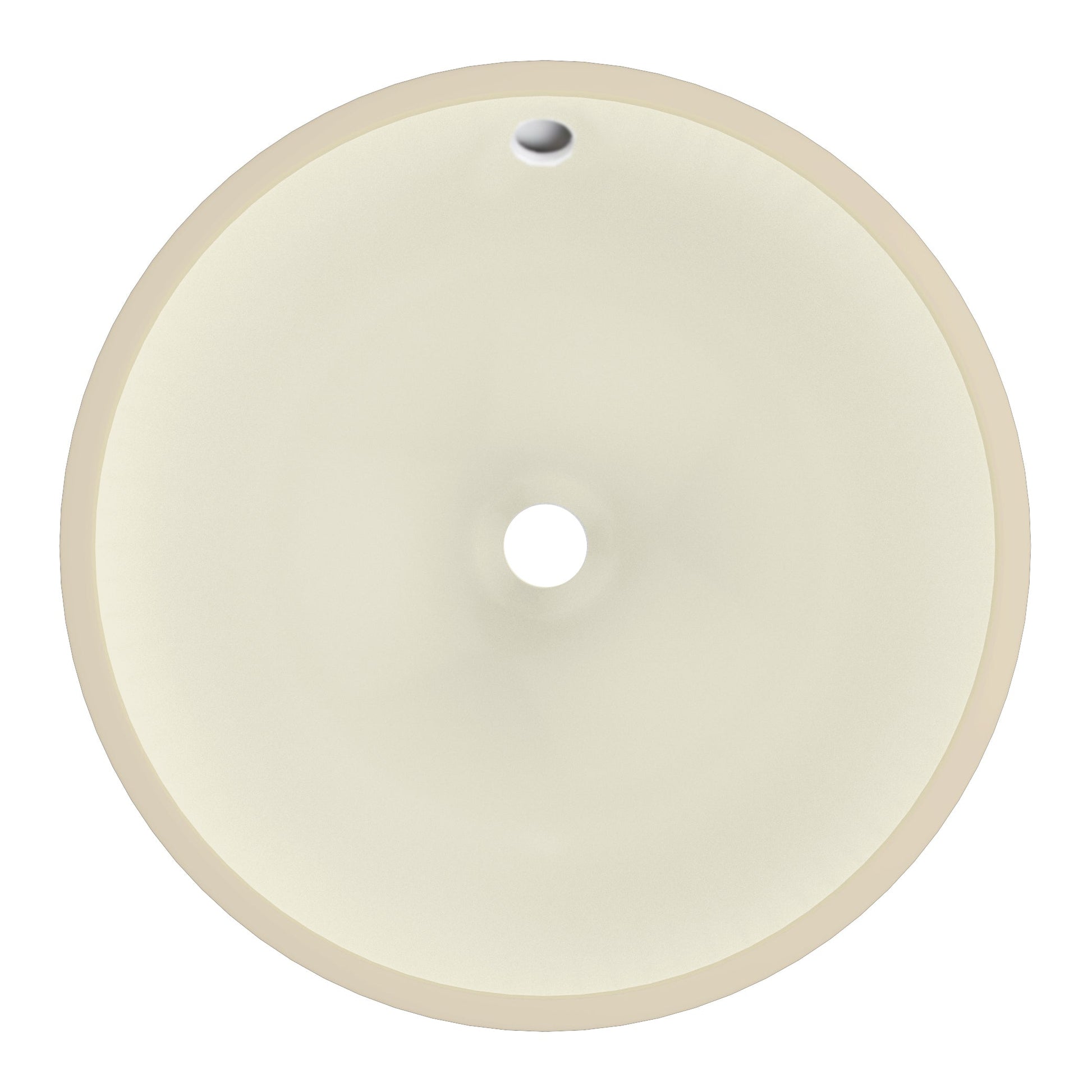 American Imaginations AI-26773 16" Biscuit Round Undermount Transitional Bathroom Undermount Sink Set