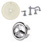 American Imaginations AI-26775 16" Biscuit Round Undermount Transitional Bathroom Undermount Sink Set