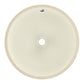 American Imaginations AI-26777 16" Biscuit Round Undermount Transitional Bathroom Undermount Sink Set