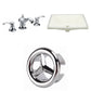 American Imaginations AI-26967 21" Biscuit Rectangular Undermount Transitional Bathroom Undermount Sink Set