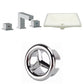 American Imaginations AI-26981 21" Biscuit Rectangular Undermount Transitional Bathroom Undermount Sink Set