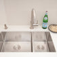 American Imaginations AI-27408 Rectangle Stainless Steel Stainless Steel Kitchen Sink with Stainless Steel Finish