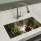 American Imaginations AI-27410 20" Stainless Steel Rectangle Stainless Steel Modern Kitchen Sink