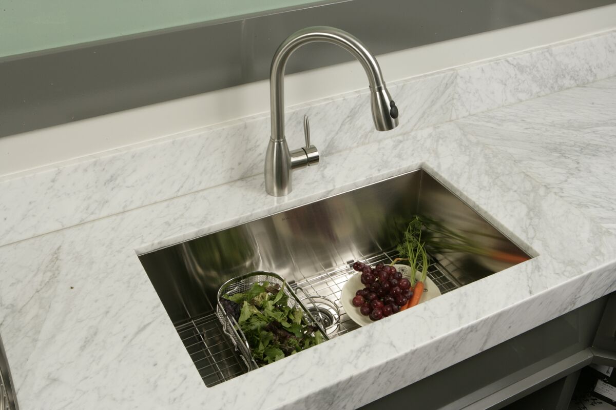 American Imaginations AI-27410 20" Stainless Steel Rectangle Stainless Steel Modern Kitchen Sink