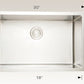 American Imaginations AI-27410 20" Stainless Steel Rectangle Stainless Steel Modern Kitchen Sink