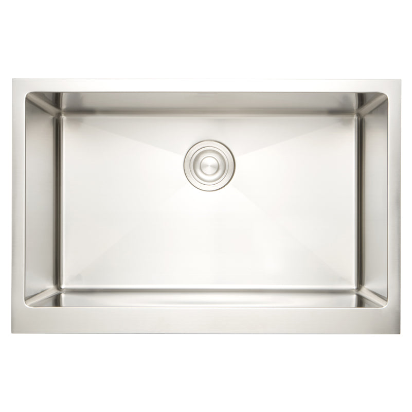 American Imaginations AI-27416 32" Stainless Steel Rectangle Stainless Steel Modern Kitchen Sink