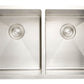 American Imaginations AI-27427 Rectangle Stainless Steel Stainless Steel Kitchen Sink with Stainless Steel Finish