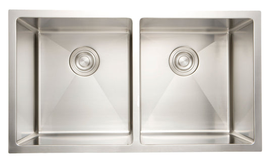 American Imaginations AI-27429 Rectangle Stainless Steel Stainless Steel Kitchen Sink with Stainless Steel Finish