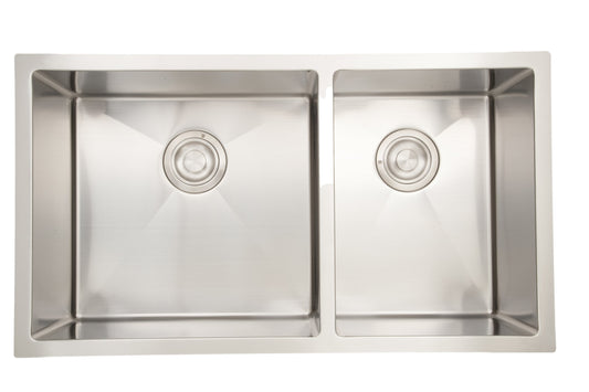 American Imaginations AI-27432 34" Stainless Steel Rectangle Stainless Steel Modern Kitchen Sink