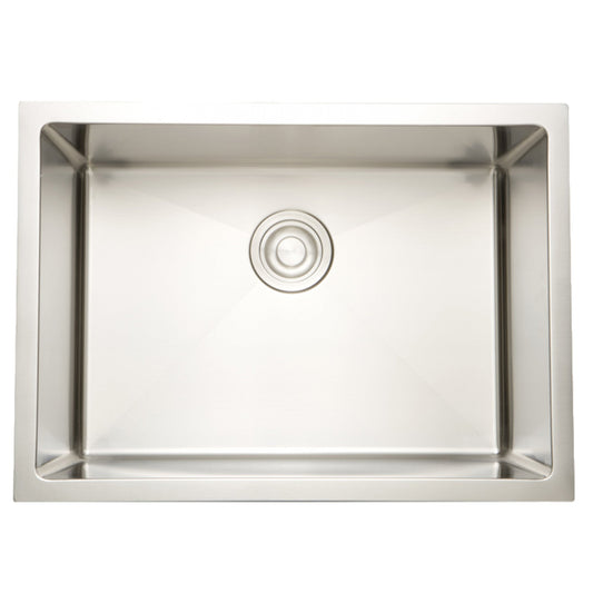 American Imaginations AI-27433 Rectangle Stainless Steel Stainless Steel Kitchen Sink with Stainless Steel Finish