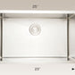 American Imaginations AI-27436 25" Stainless Steel Rectangle Stainless Steel Modern Kitchen Sink