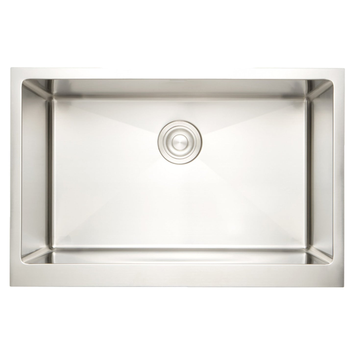 American Imaginations AI-27438 33" Stainless Steel Rectangle Stainless Steel Modern Kitchen Sink