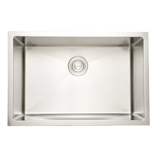 American Imaginations AI-27441 Rectangle Stainless Steel Stainless Steel Kitchen Sink with Stainless Steel Finish