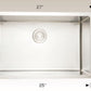 American Imaginations AI-27444 27" Stainless Steel Rectangle Stainless Steel Modern Kitchen Sink